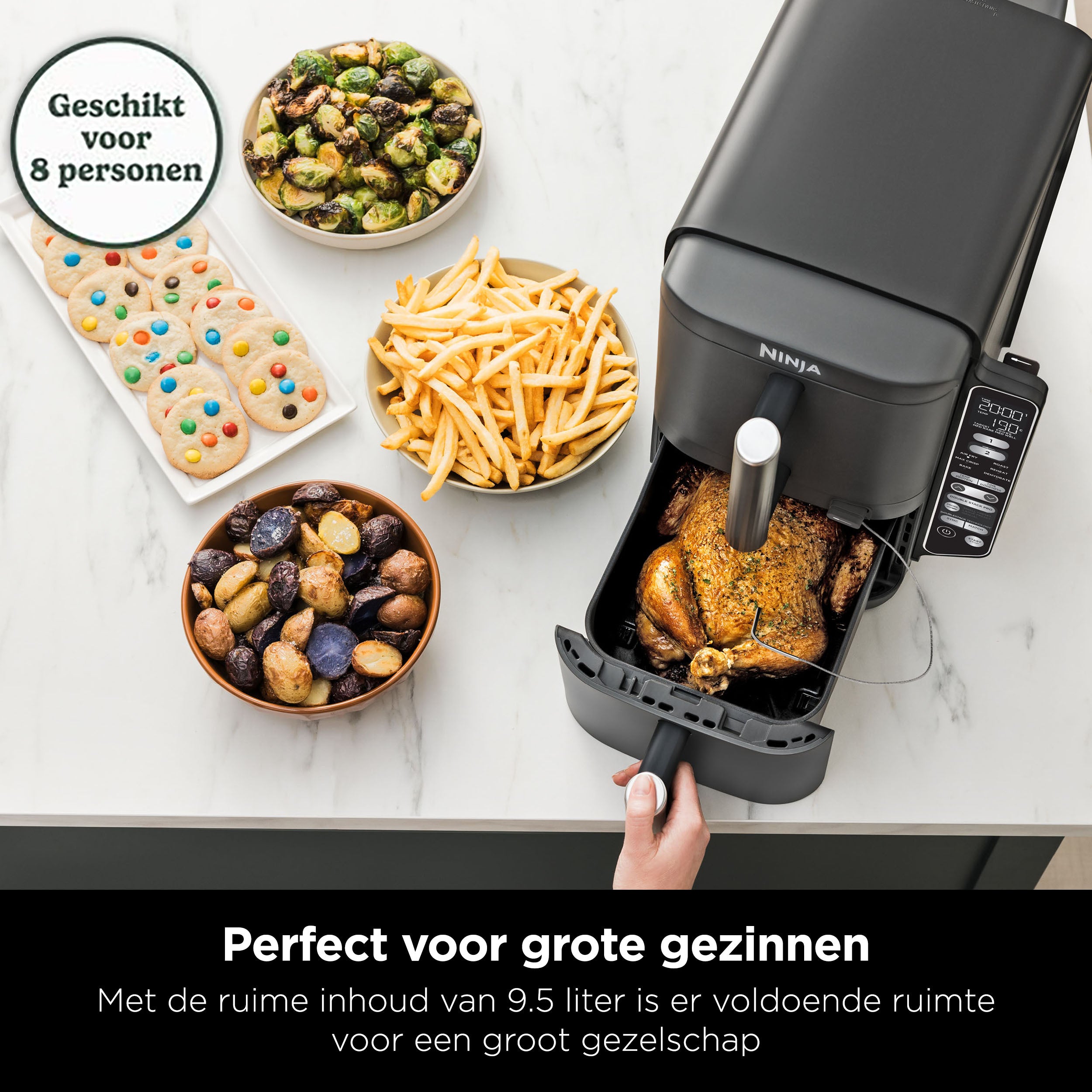 Airfryer double pile Ninja XXL - SL451EU