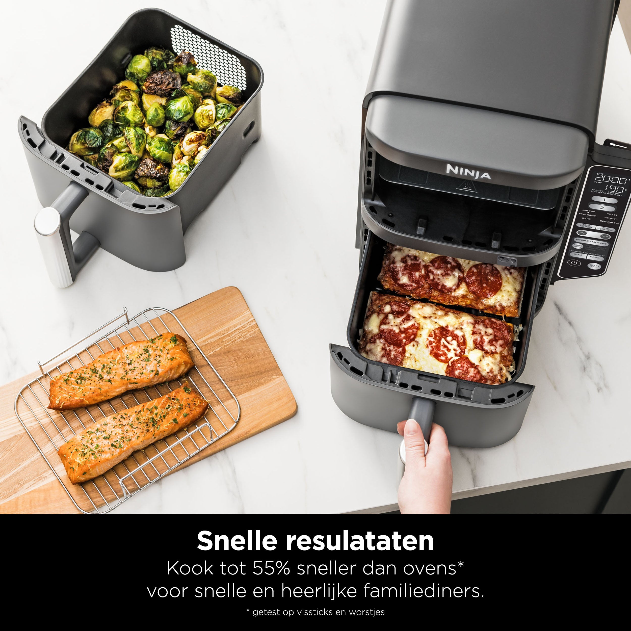 Airfryer double pile Ninja XXL - SL451EU