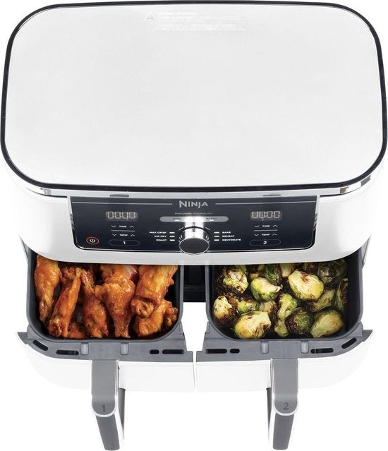 Ninja Dubbele Airfryer XXL - Wit - AF400EUWH